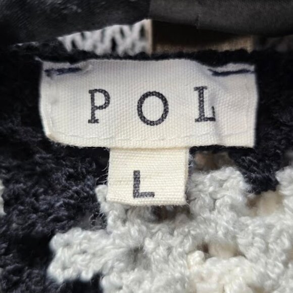 POL Granny Square V-Neck BOHO Hoodie L - Picture 11 of 13